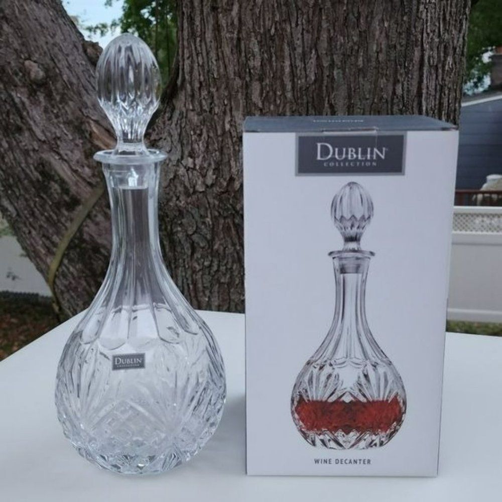 Godinger Dublin Collection Wine Whiskey Liquor Decanter 28‎ Oz - 850 ml